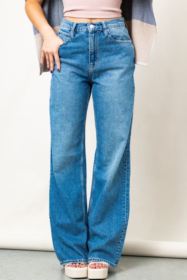 Free People Tinsley Baggy High Rise Jeans - Image 7