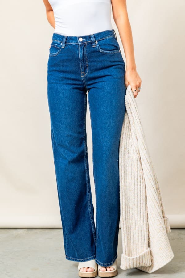 Free People Tinsley Baggy High Rise Jeans - Image 2