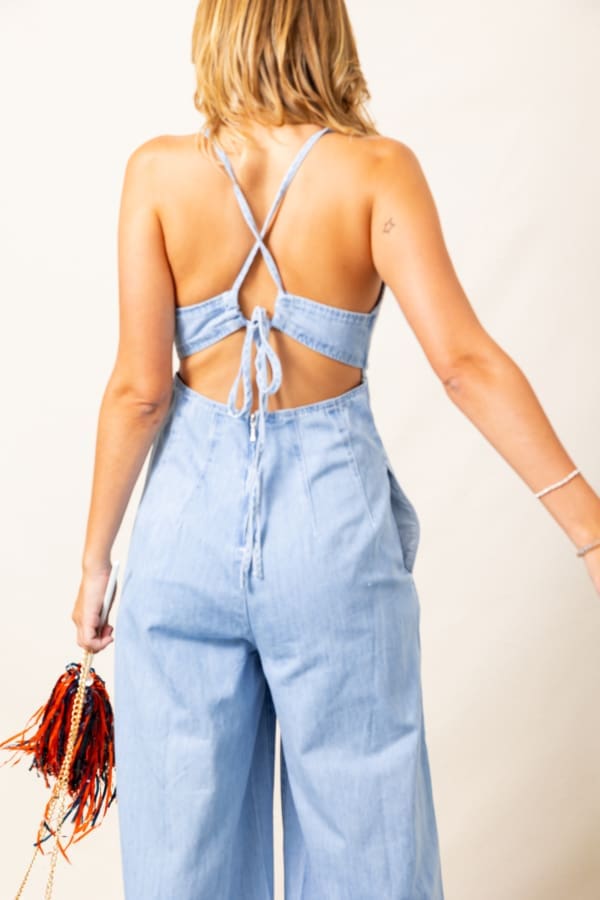 The Midweek Denim Jumpsuit - Image 3