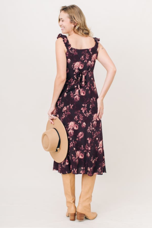 The Autumn Floral Maxi Dress - Image 4