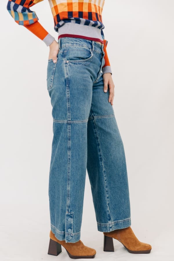 Free People Benji Relaxed Wide Leg - Image 6