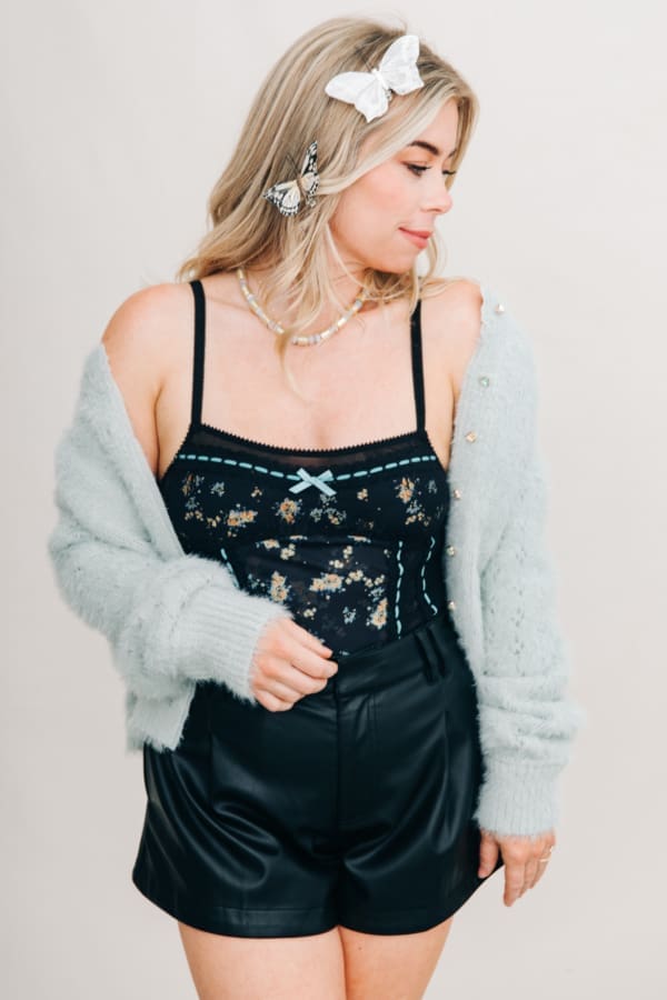 Free People Sara Corset Bodysuit