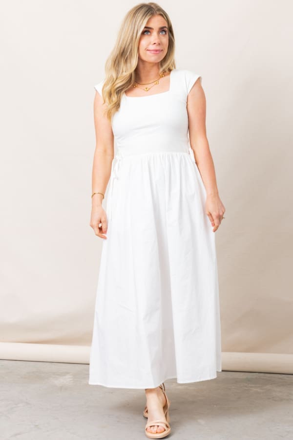 The Perfect Duo Side Cinched Midi Dress