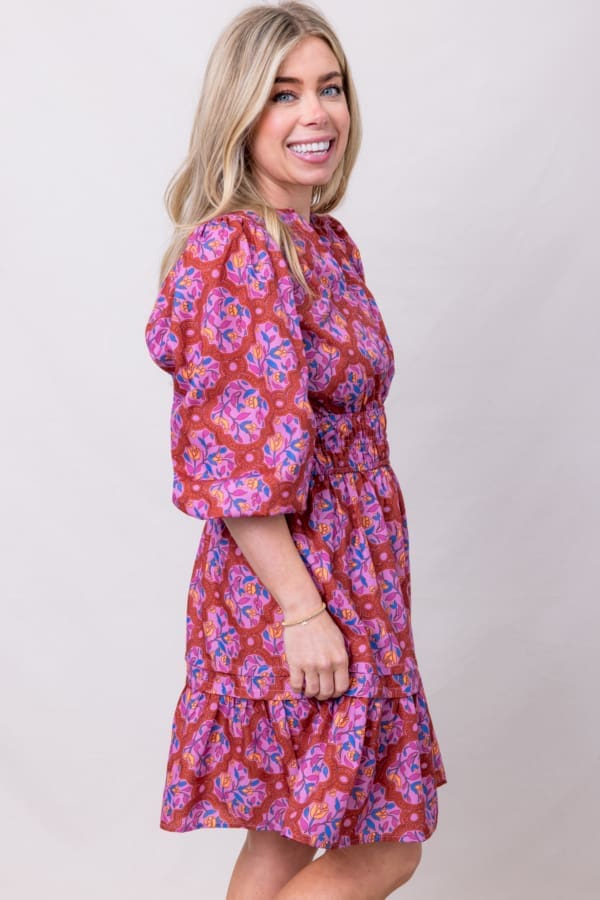 Sunday Best Floral Print Mini Dress - Image 2