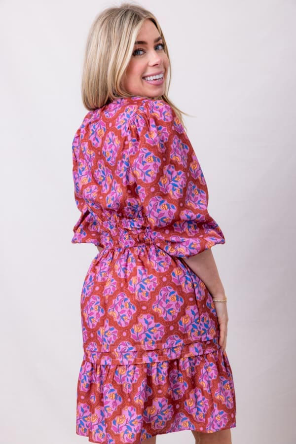 Sunday Best Floral Print Mini Dress - Image 3