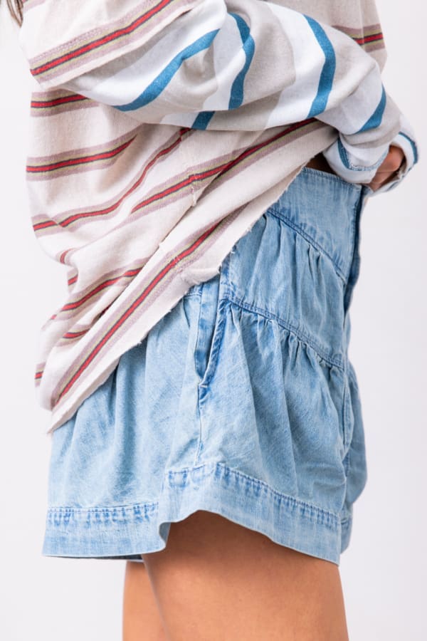 Free People Fleur Denim Shorts - Image 5