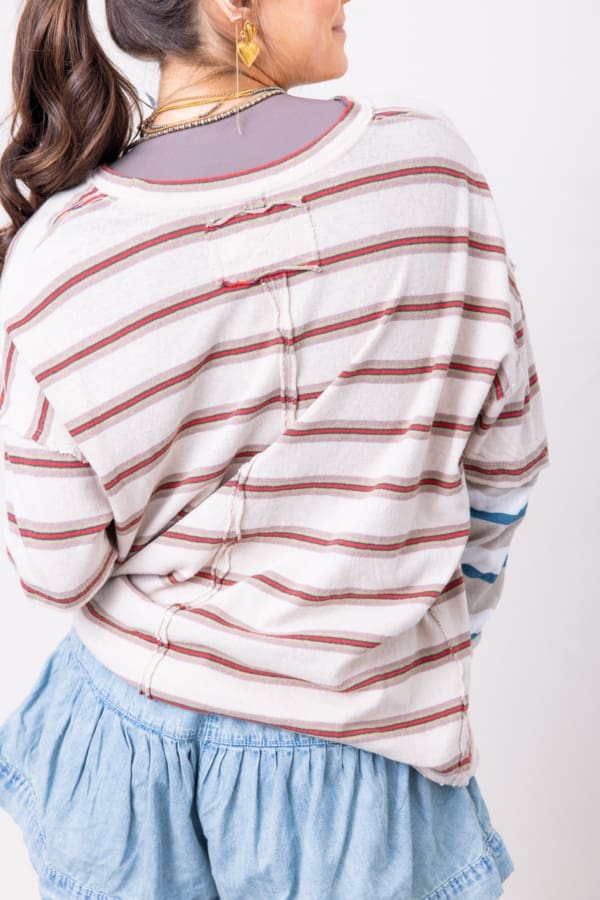 Free People Nina Stripe Long Sleeve - Image 3