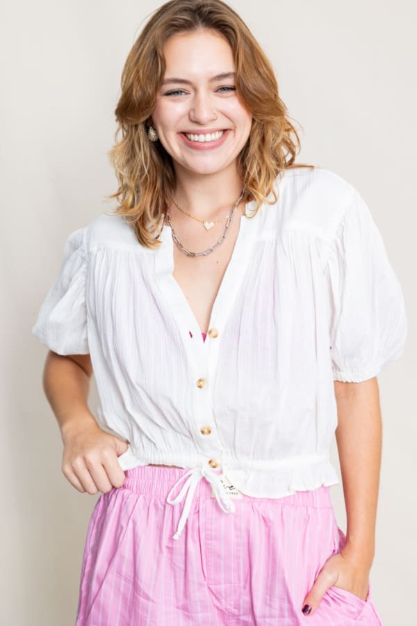 Free People Little Cloud Shirt - Image 2