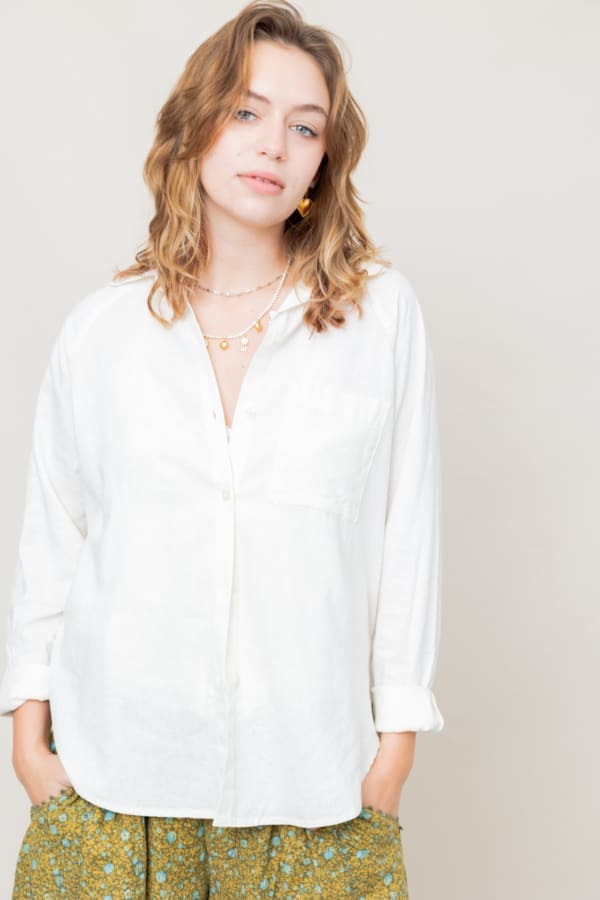 Z Supply The Perfect Linen Top