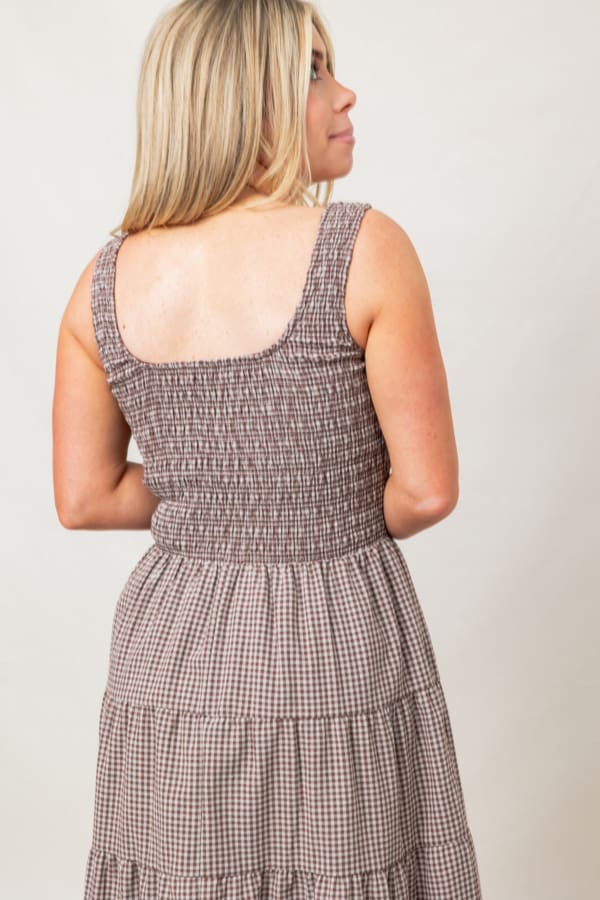 The Got It All Gingham Maxi Dress - Image 3