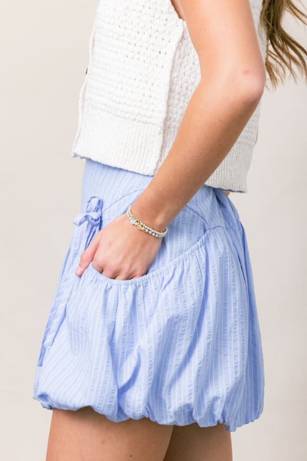 The Stassi Striped Bubble Hem Skirt - Image 2