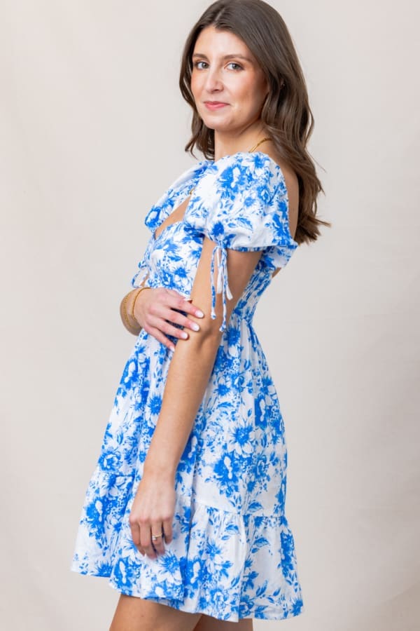 The Hailey Floral Baby Doll Dress - Image 2