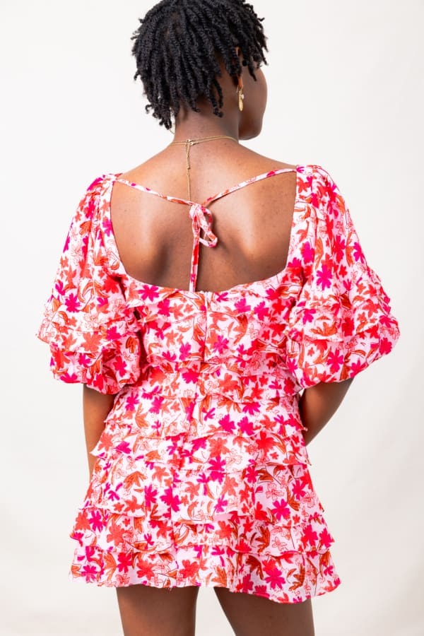 The Shake It Out Ruffle Mini Dress - Image 3