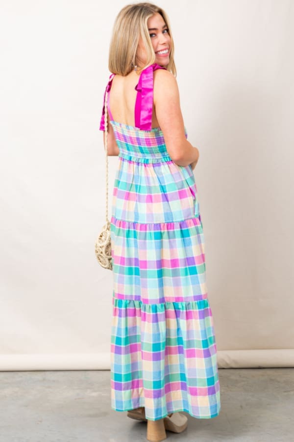 The Watercolor Tiered Maxi Dress - Image 3