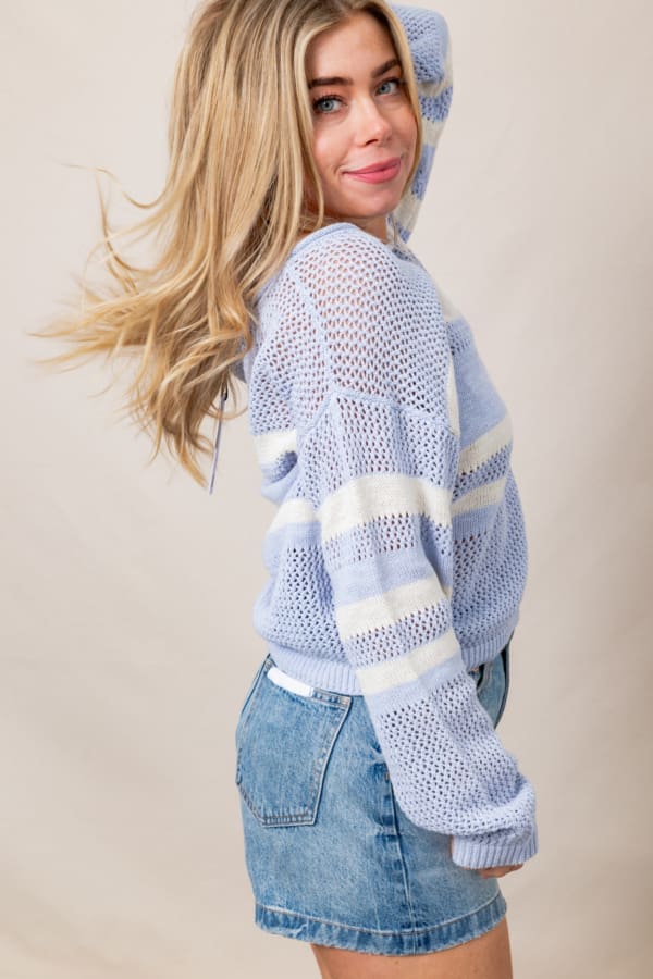 Sanctuary Sporty Open Knit Sweater - Image 2